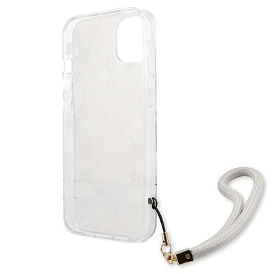 Guess GUHCP13SHFLSD iPhone 13 mini 5.4" gold/gold hardcase Flower Strap