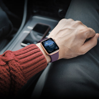 Silicone Strap APS for Apple Watch 38/40/41mm Strap Watch Bracelet - Yellow — Hurtel