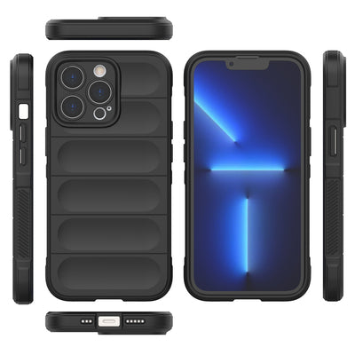 Magic Shield Case for iPhone 13 Pro flexible armored cover dark blue — Hurtel