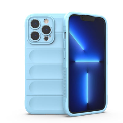 Magic Shield Case for iPhone 13 Pro flexible armored cover light blue — Hurtel