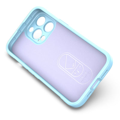 Magic Shield Case for iPhone 13 Pro flexible armored cover light blue — Hurtel