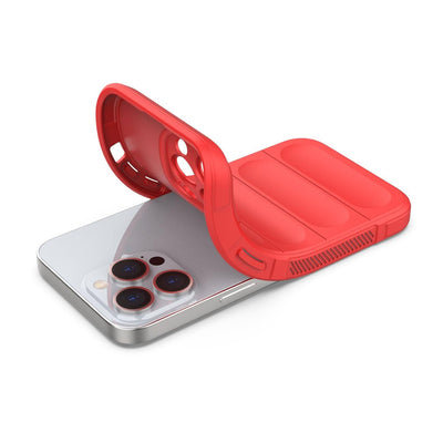 Magic Shield Case for iPhone 13 Pro Max flexible armored cover red — Hurtel