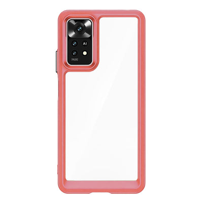 Outer Space Case silicone case for Xiaomi Poco M4 Pro 5G - red — Hurtel