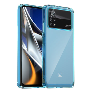 Outer Space Case for Xiaomi Poco X4 Pro 5G cover with a flexible frame black — Hurtel