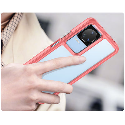 Outer Space Case Xiaomi Poco F4 5G cover with a flexible frame red — Hurtel