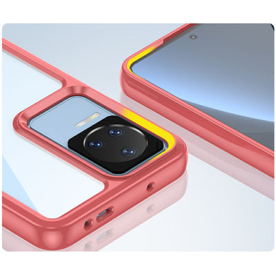 Outer Space Case Xiaomi Poco F4 5G cover with a flexible frame red — Hurtel