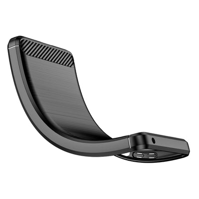 Carbon Case for Xiaomi Poco F4 5G flexible silicone carbon cover black — Hurtel