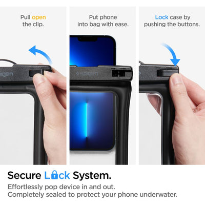 Spigen Aqua Shield A610 Case Waterproof Floating on Water - Black