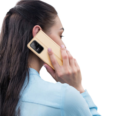 Dux Ducis Skin Pro Holster Cover Flip Cover for Xiaomi Poco F4 5G gold