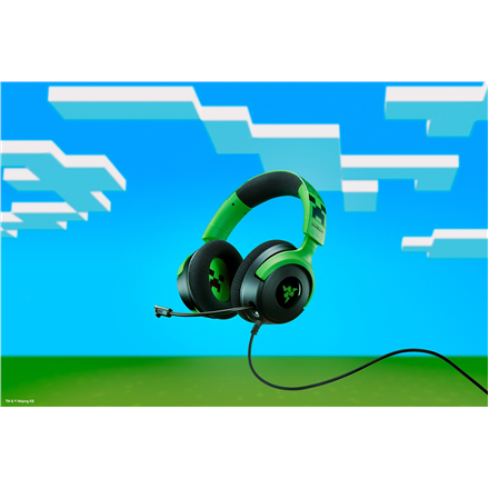 Razer Gaming Headset | Kraken V4 X | Wired | Over-Ear | Microphone | Minecraft Edition