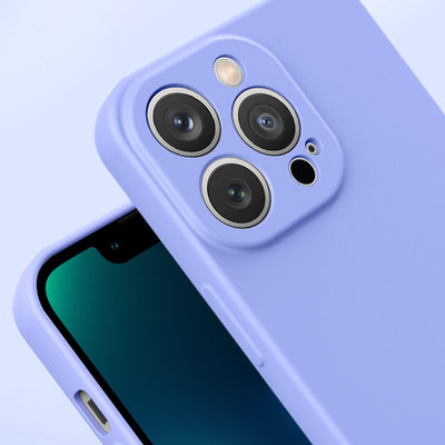 Silicone case iPhone 14 Plus silicone case purple — Hurtel