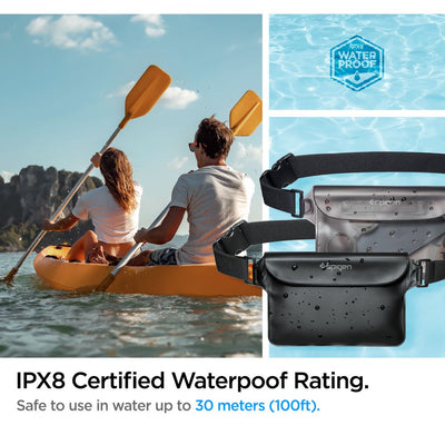 Spigen Aqua Shield A620 Waterproof Hip Bag IPX8 - Black