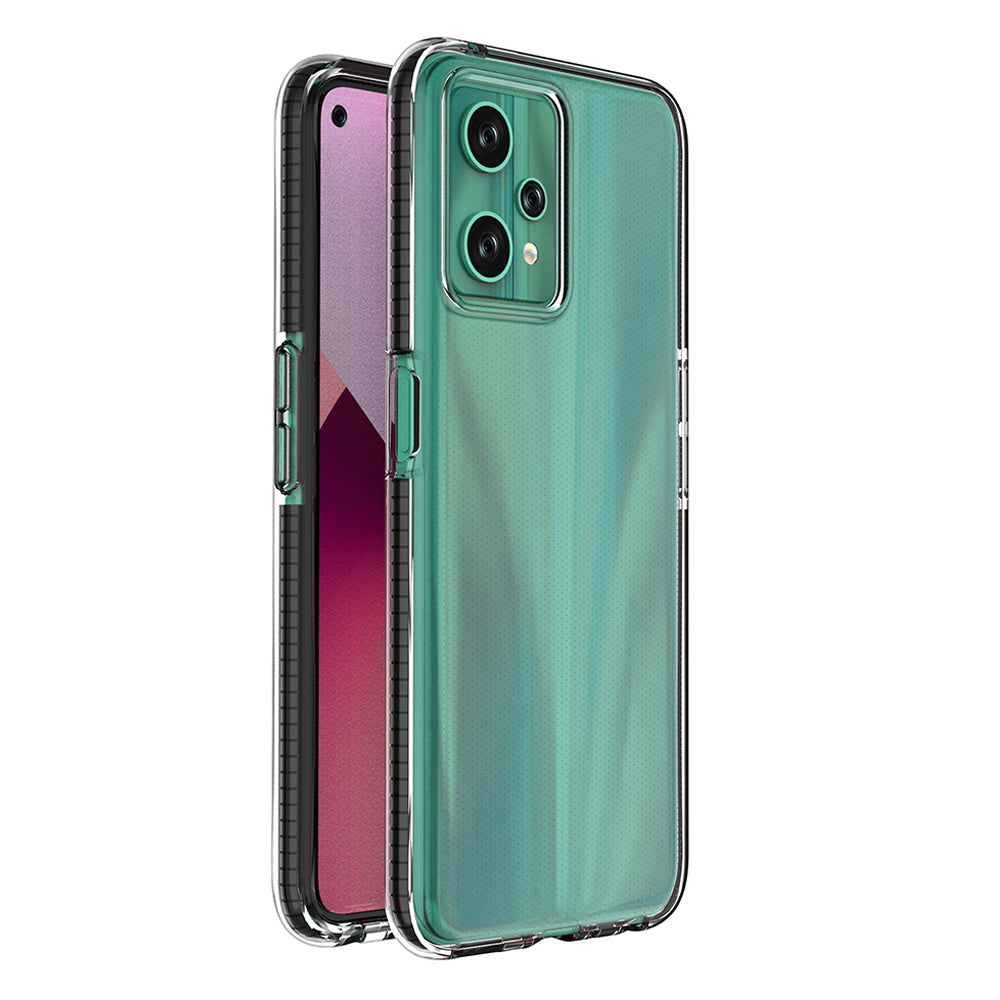 Spring Case case for Realme 9 Pro silicone cover with frame black — Hurtel