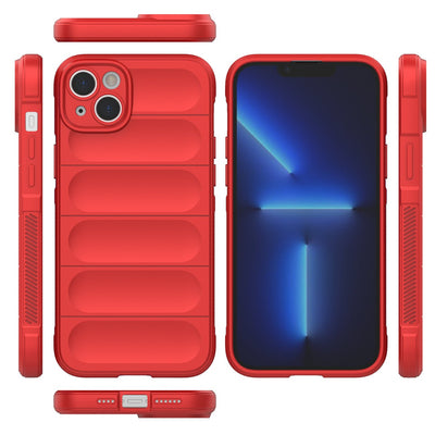 Magic Shield Case case for iPhone 14 Plus flexible armored cover red — Hurtel
