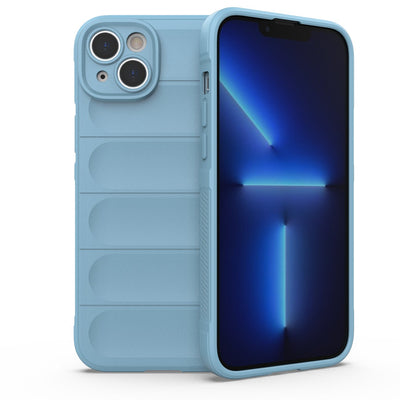 Magic Shield Case case for iPhone 14 Plus flexible armored case light blue — Hurtel