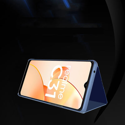Clear View Case cover for Realme C31 flip cover black — Hurtel