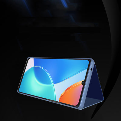 Clear View Case case for Honor X7 / Honor Play 30 Plus flip cover black — Hurtel