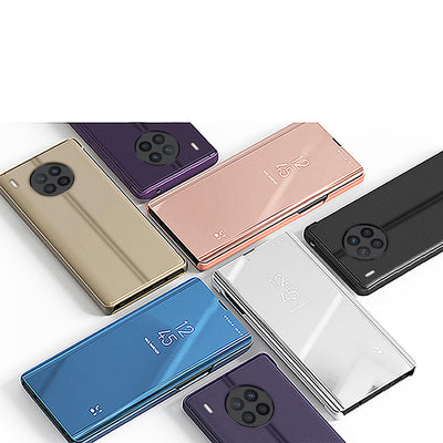Clear View Case cover for Huawei nova 8i cover with a flap black — Hurtel
