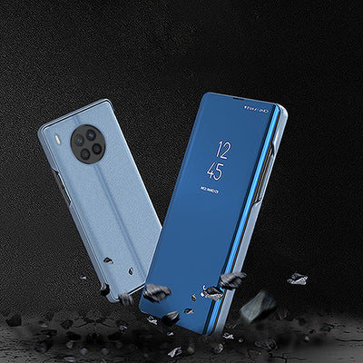 Clear View Case cover for Huawei nova 8i cover with a flap black — Hurtel