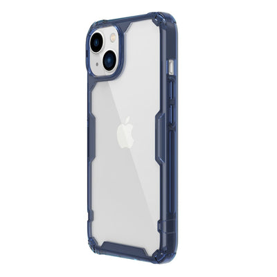 Nillkin Nature Pro case iPhone 14 armored cover blue cover