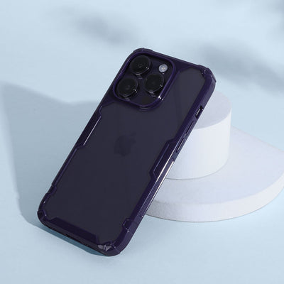 Nillkin Nature Pro case iPhone 14 Pro armored cover blue cover