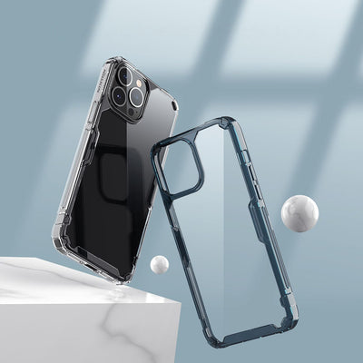 Nillkin Nature Pro case iPhone 14 Pro armored cover blue cover