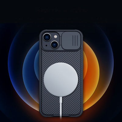 Nillkin CamShield Pro Magnetic Case iPhone 14 Plus Cover Camera Protector Black (with MagSafe)