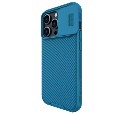 Nillkin CamShield Pro Case iPhone 14 Pro Armored Cover Camera Protector Blue
