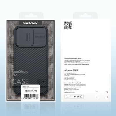 Nillkin CamShield Pro Case iPhone 14 Pro Armored Cover Camera Protector Blue