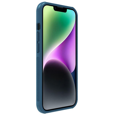 Nillkin Super Frosted Shield Pro case for iPhone 14 Plus back cover blue