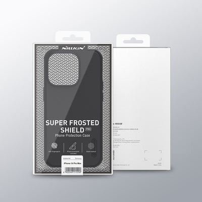 Nillkin Super Frosted Shield Pro case for iPhone 14 Pro Max back cover blue