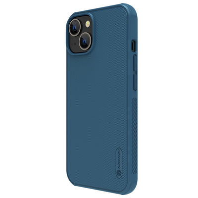Nillkin Super Frosted Shield Pro Magnetic Case for iPhone 14 Plus with MagSafe magnetic blue