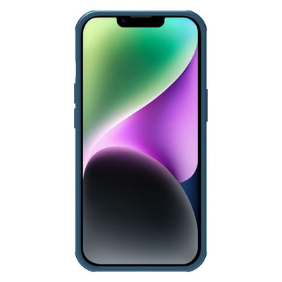 Nillkin Super Frosted Shield Pro Magnetic Case for iPhone 14 Plus with MagSafe magnetic blue