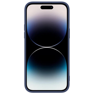 Nillkin CamShield Silky Silicone Case iPhone 14 Pro Max Silicone Cover with Camera Protector Blue