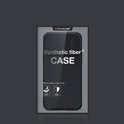Nillkin Synthetic Fiber S Case iPhone 14 Pro case with camera cover, black