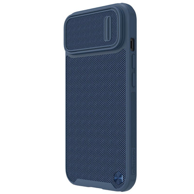 Nillkin Textured S Case for iPhone 14, armored cover with camera cover, blue