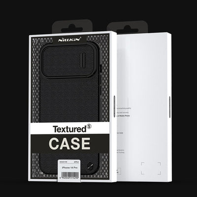 Nillkin Textured S Case for iPhone 14 Pro, armored cover with camera cover, blue
