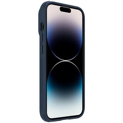 Nillkin Textured S Case for iPhone 14 Pro, armored cover with camera cover, blue