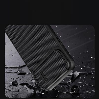 Nillkin Textured S Case iPhone 14 Plus armored cover with camera cover green