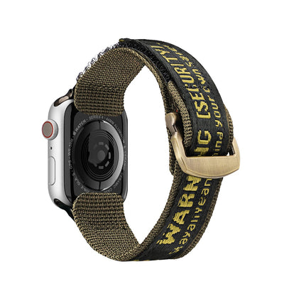 Dux Ducis Strap (Outdoor Version) Apple Watch Ultra strap, SE, 9, 8, 7, 6, 5, 4, 3, 2, 1 (49, 45, 44, 42 mm) nylon strap yell