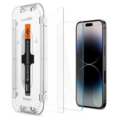 Spigen Glas.tR EZ Fit Tempered Glass for iPhone 14 Pro Max - 2 pcs.