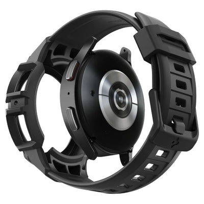 Spigen Rugged Armor Pro Case with Strap for Samsung Galaxy Watch 5 Pro (45mm) - Black