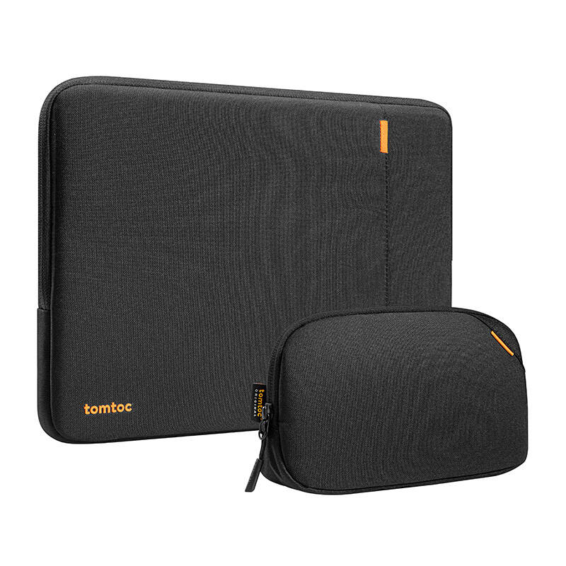 TOMTOC Defender-A13 14" Laptop Sleeve + Case (Black) - Image 2