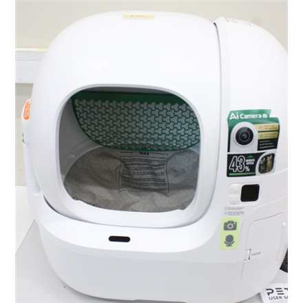 SALE OUT. PETKIT Automatic Cat Litter Box | Purobot Max Pro 2 | White | USED, DIRTY, MISSING INNER PACKAGING | 24 month(