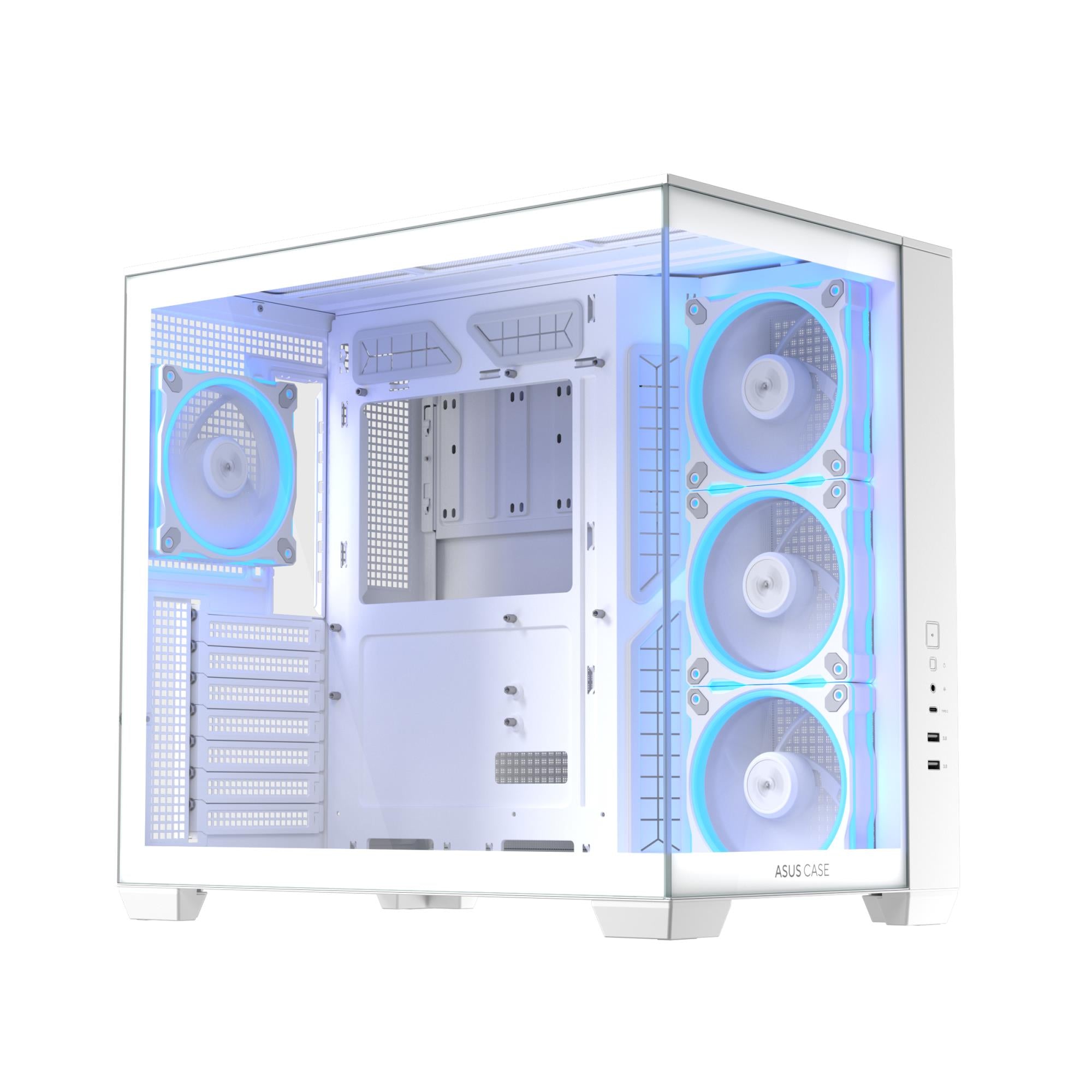 Case ASUS ATX/micro ATX/Mini-ITX White PC A32 Plus TG ARGB White 90DC00S3-B19000