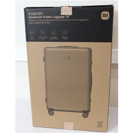 SALE OUT. Xiaomi Aluminum Frame Luggage 26" | Grey | 5500 g | Luggage | 24 month(s) | DEMO
