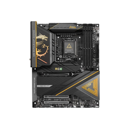 MSI MEG Z890 ACE | Processor family Intel | Processor socket LGA1851 | Supported hard disk drive interfaces SATA, M.2 |