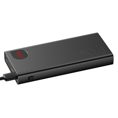Baseus Adaman powerbank with fast charging 20000mAh 22.5W + USB-A - USB-C 3A cable 0.3m black