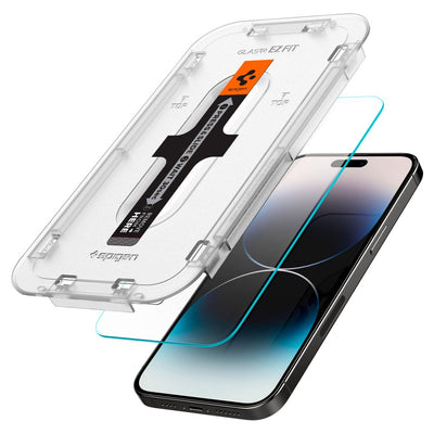 Spigen Glas.tR EZ Fit tempered glass for iPhone 14 Pro - 2 pcs.