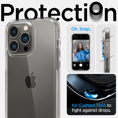 Spigen Ultra Hybrid iPhone 14 Pro Case - Clear